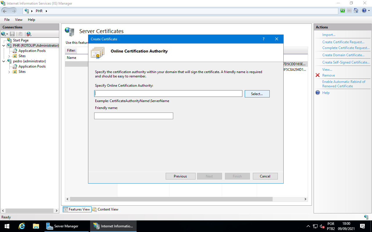 Online Certification Authority