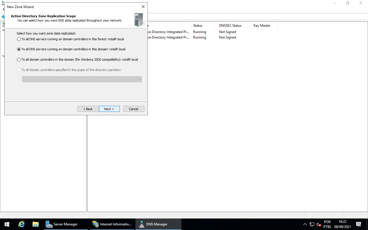 AD Zone Replication Scope