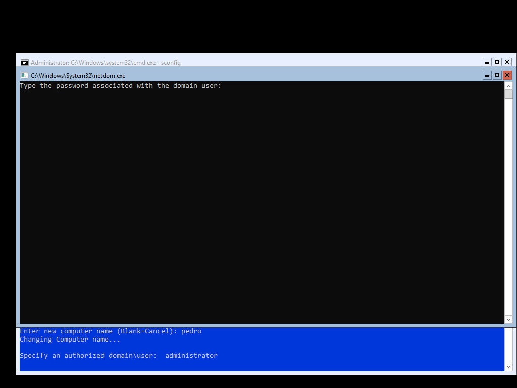 Enter authentication