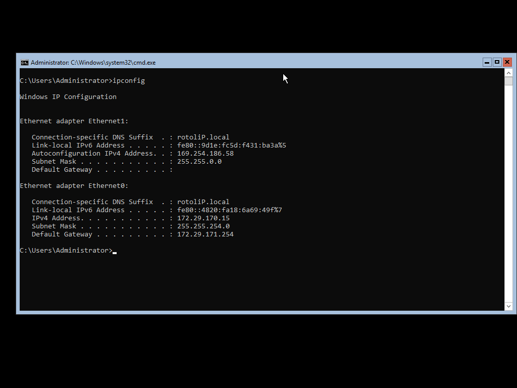 Identifying the interfaces