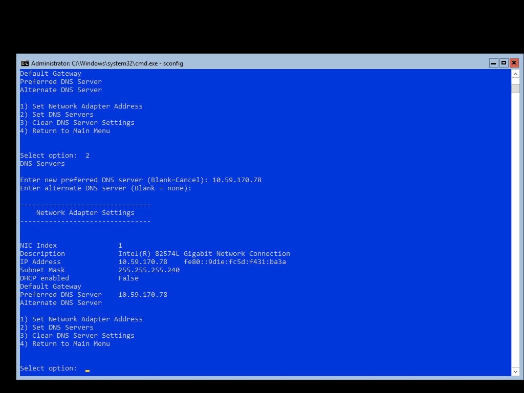 Interface configured