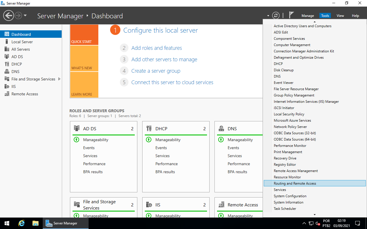 Routing and Remote Access
