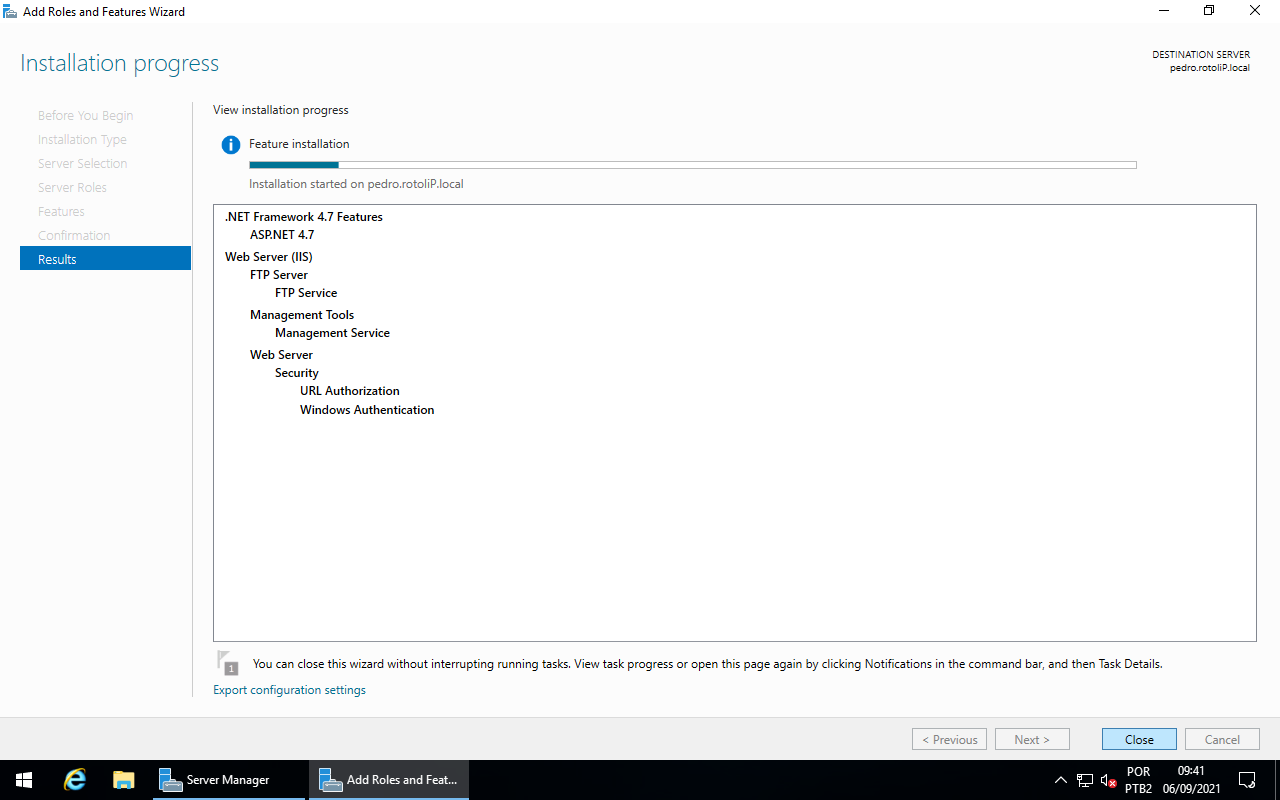 Web Services - Installation