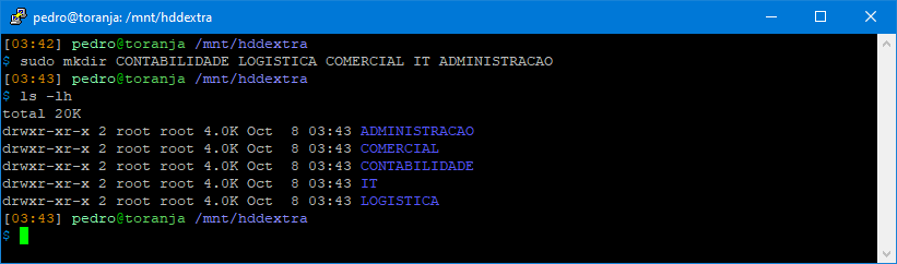 Creating mount points