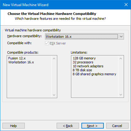 Hardware compatibility