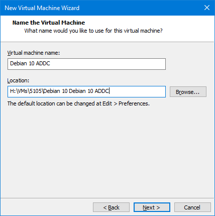 Nome e localização