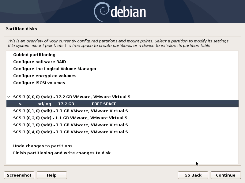 Criar nova partição