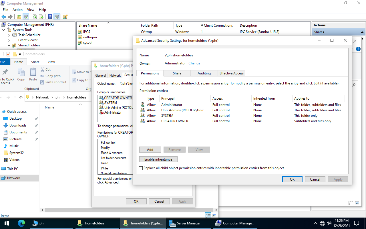Gestão das partilhas ocultas
