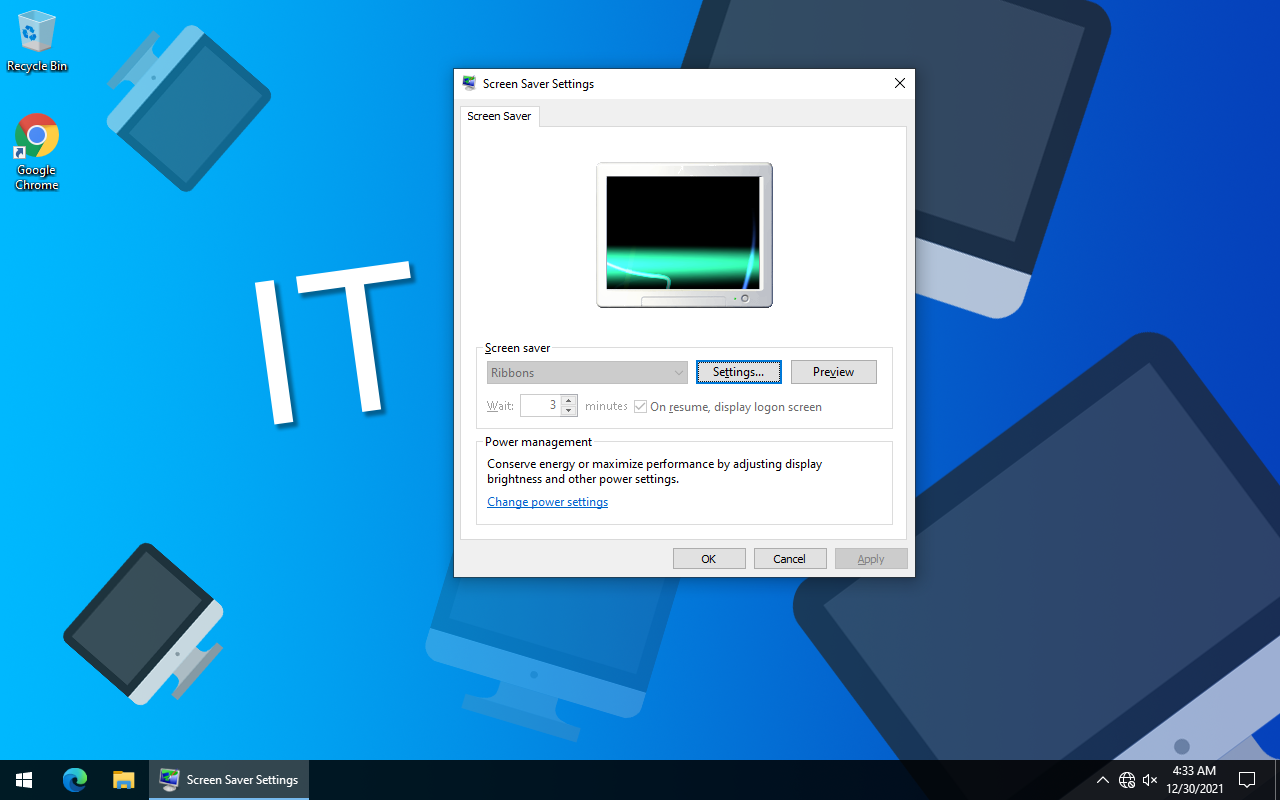 Configuração ativa e funcional