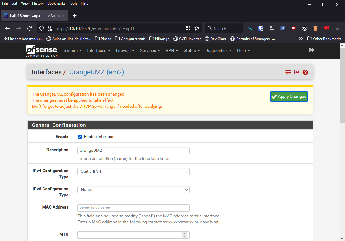 Aplicar Alterações