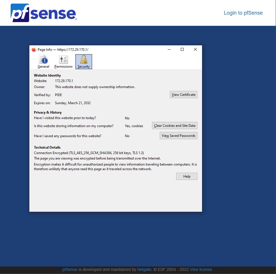 Novo Certificado Ativo