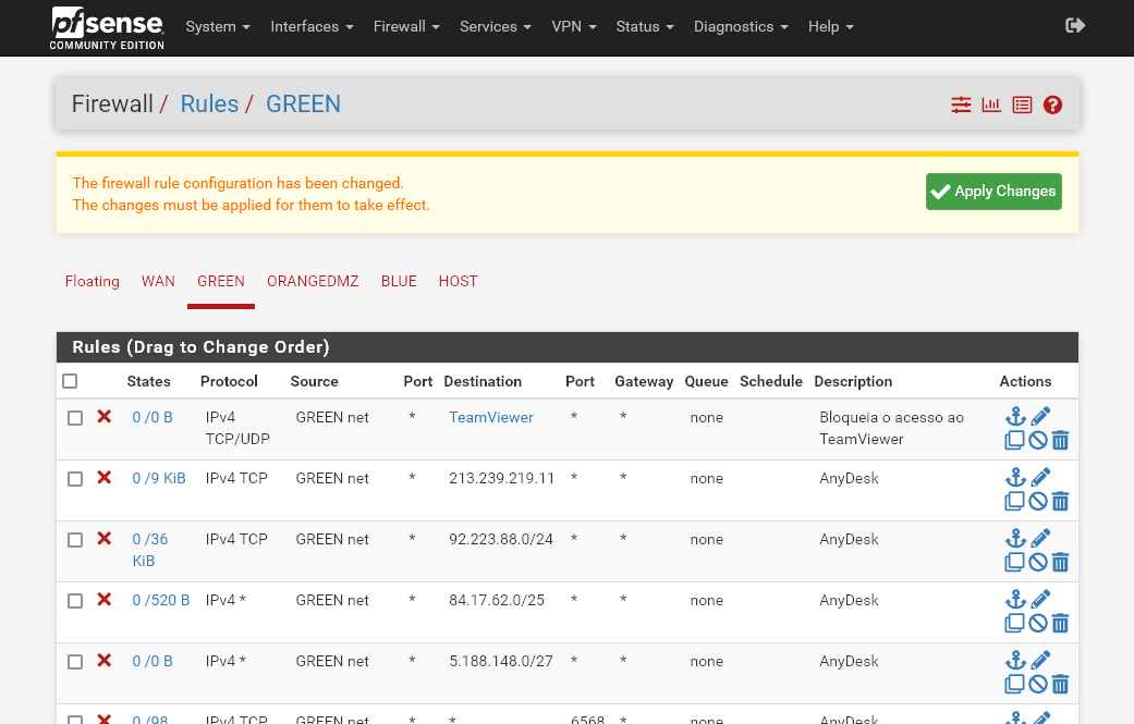 Aplicar Regra Para Bloquear o TeamViewer