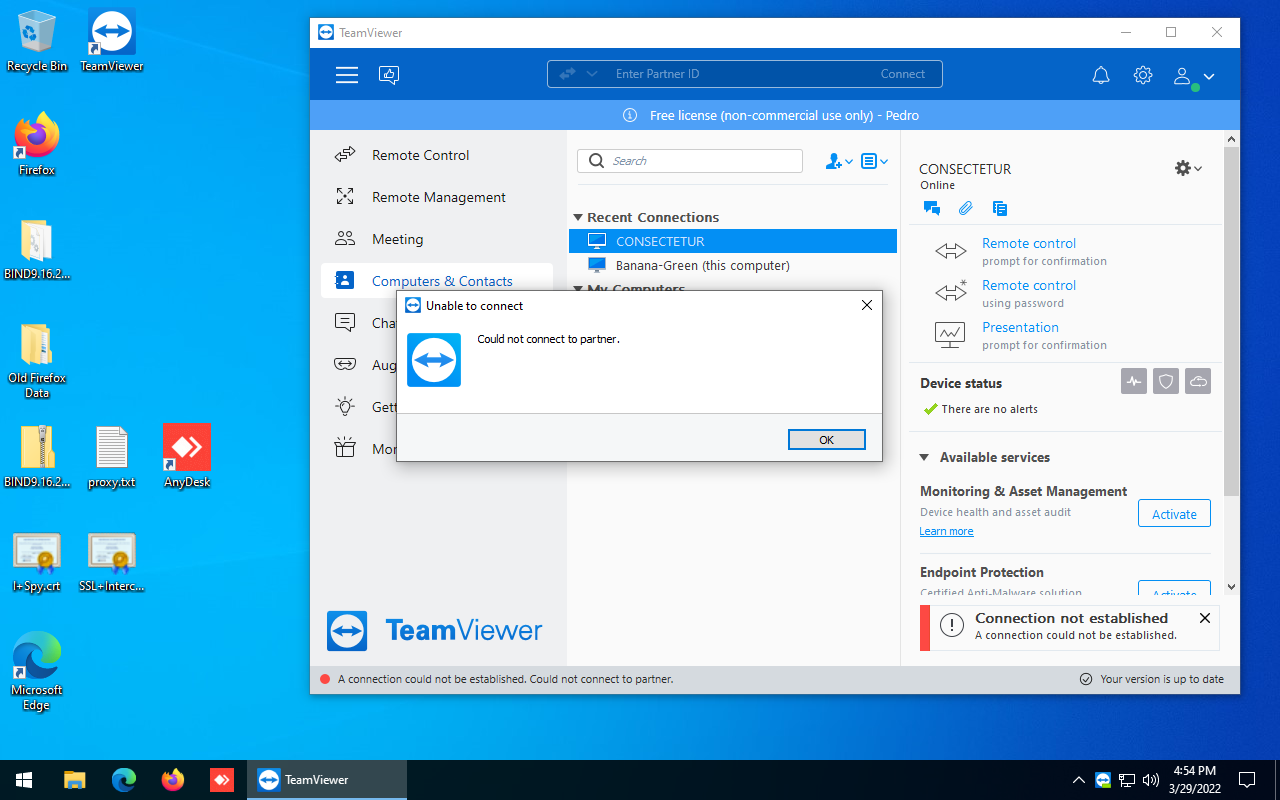 TeamViewer Bloqueado