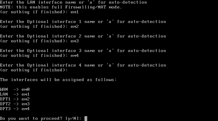 Interfaces Selecionadas