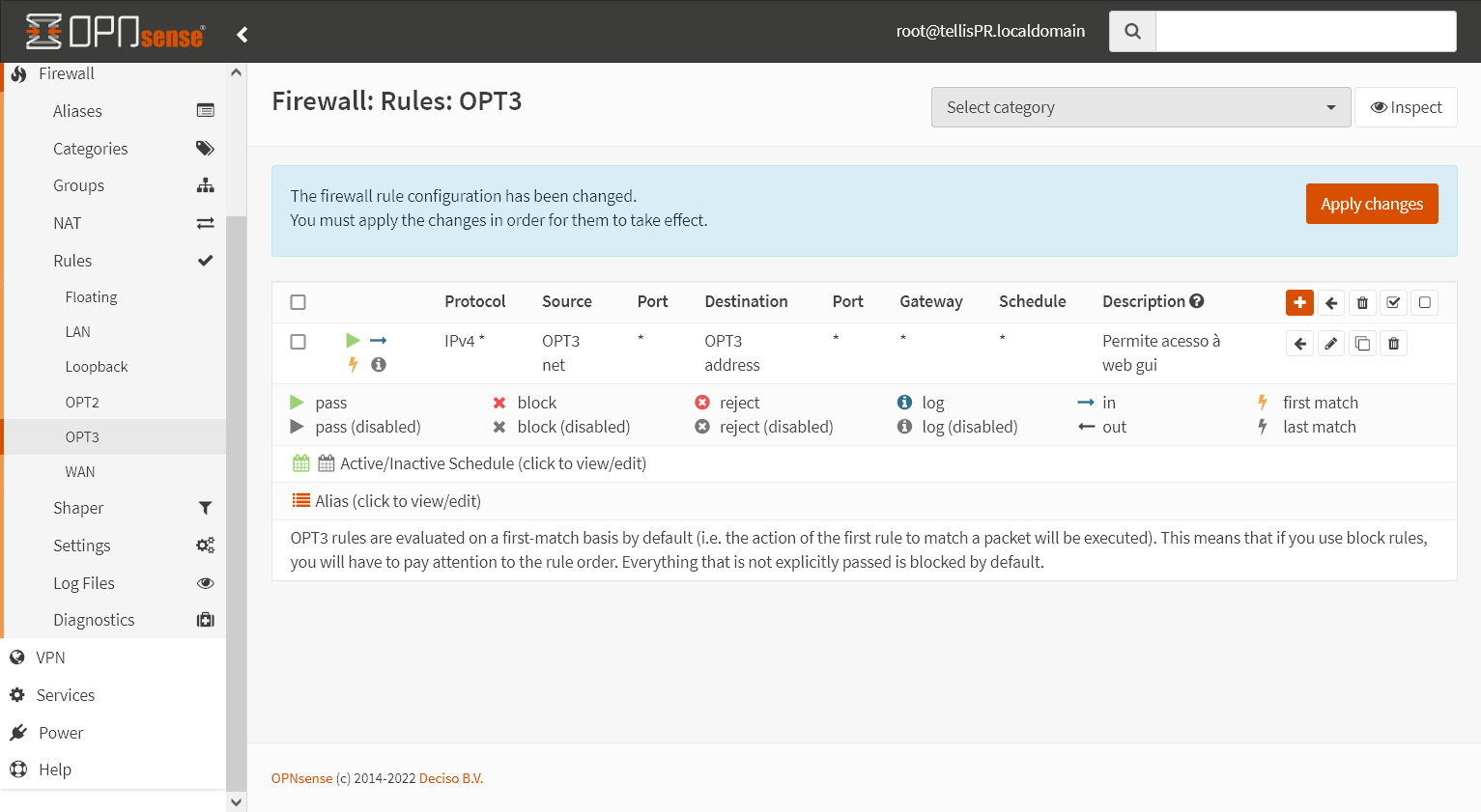 Aplicar Alterações
