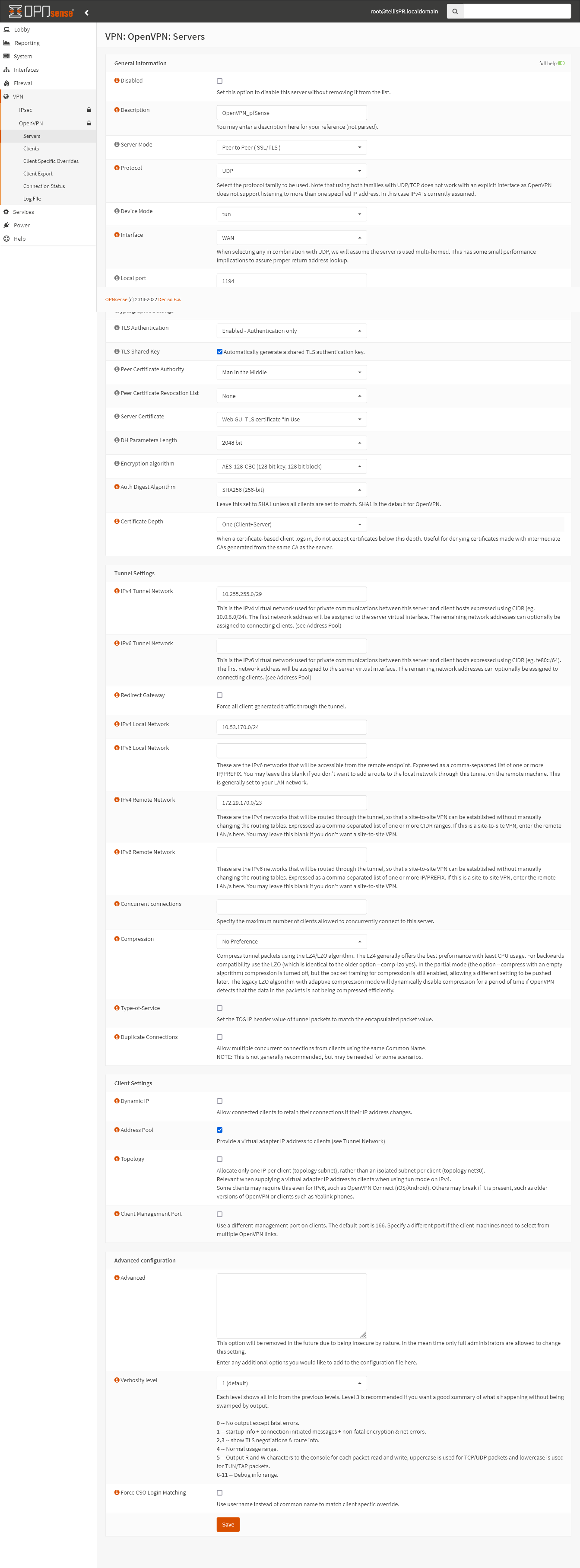 OpenVPN - Configuração do Servidor