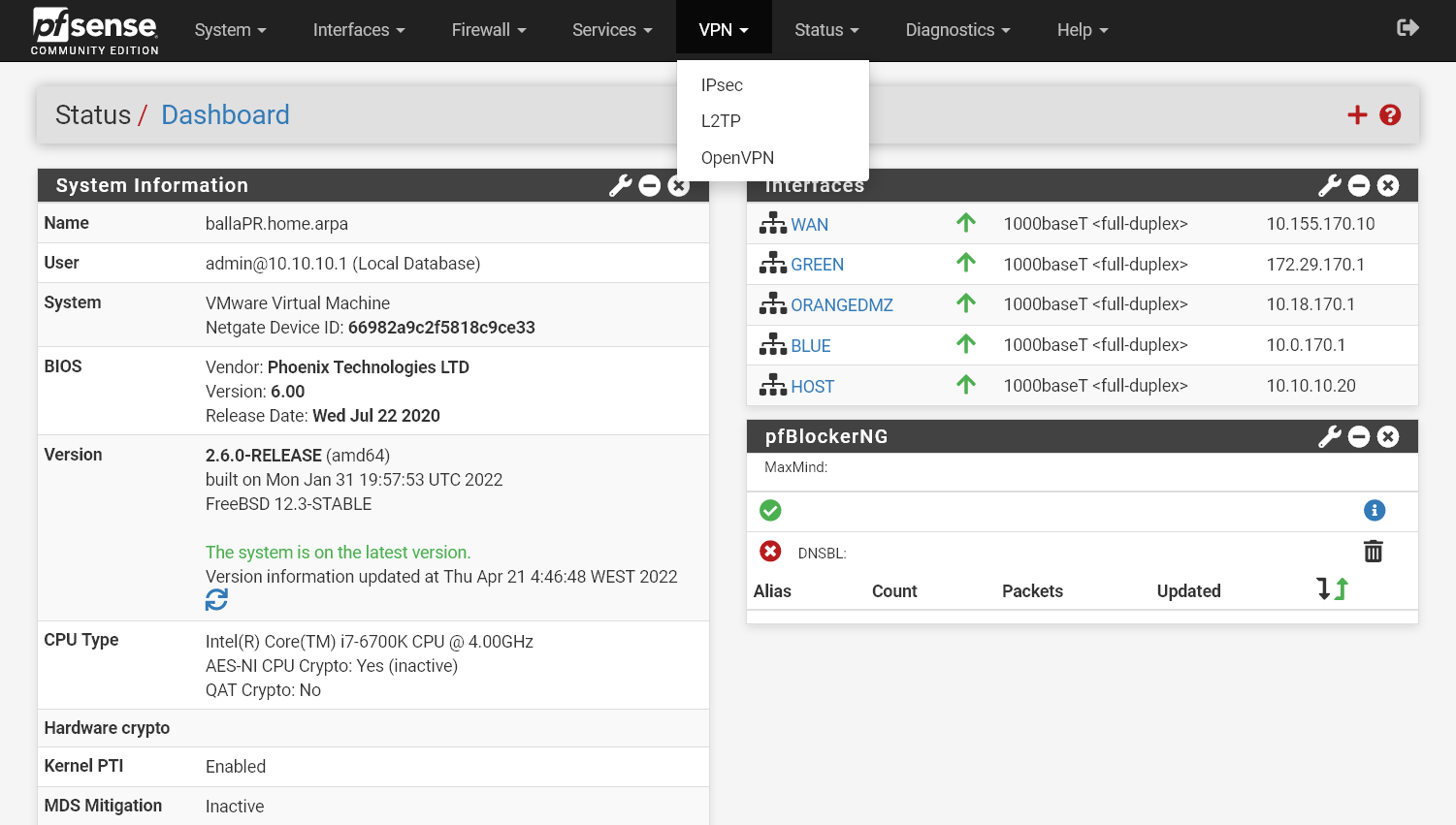 pfSense - OpenVPN