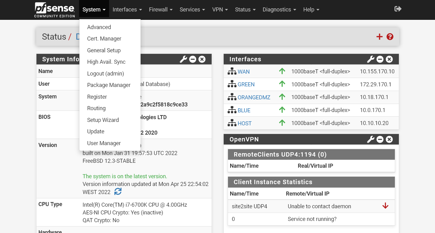 System - User Manager