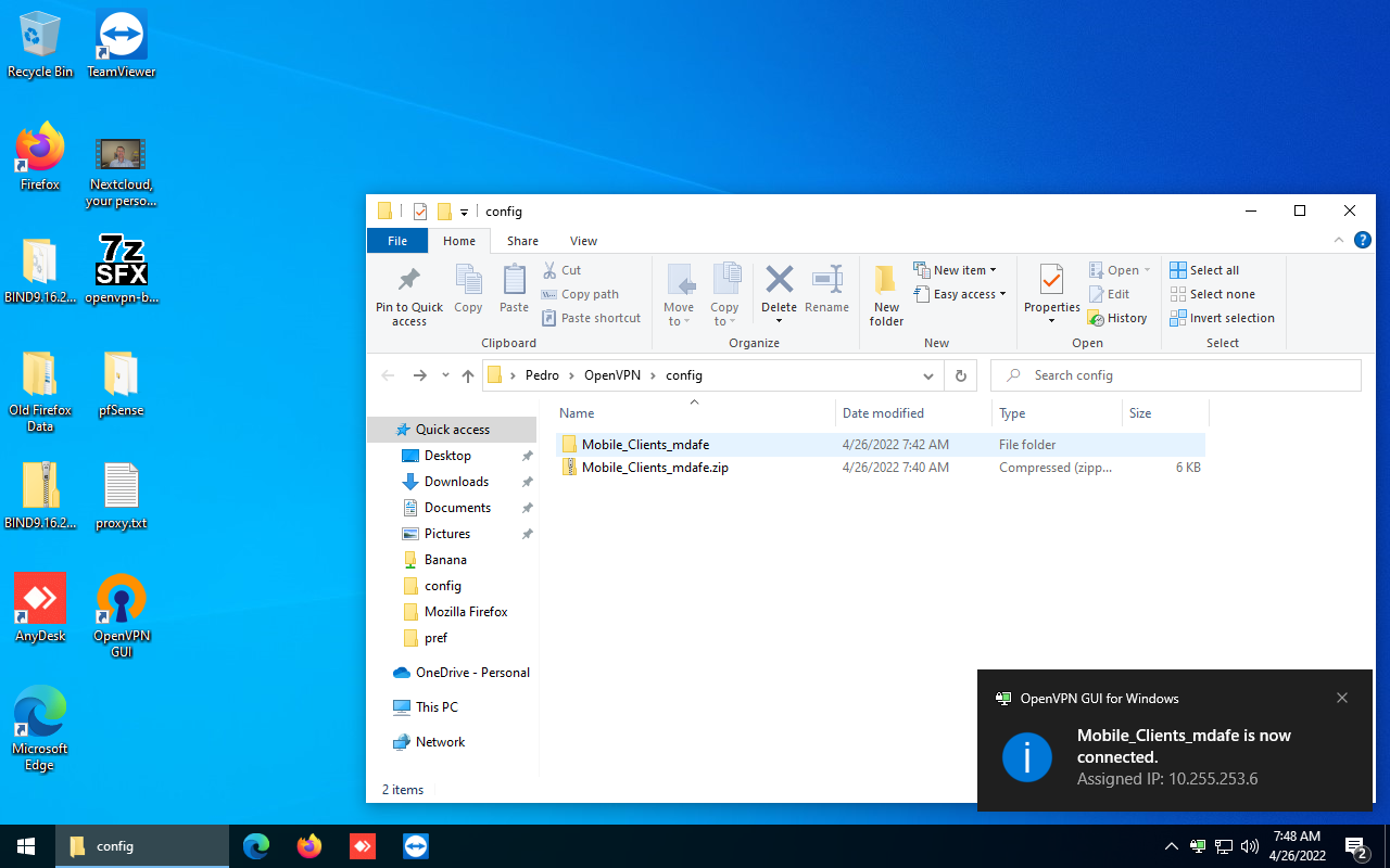 Ligação feita com sucesso