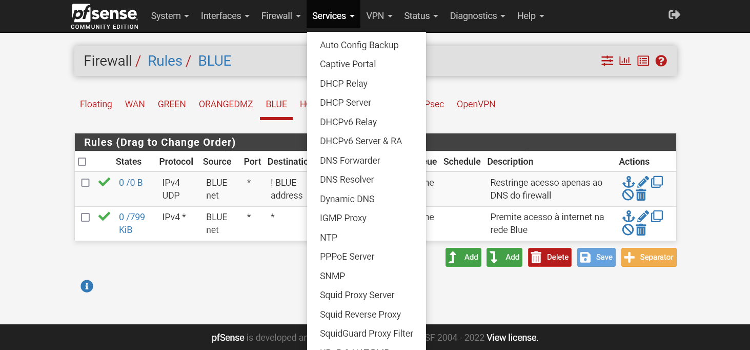 Services - Captive Portal