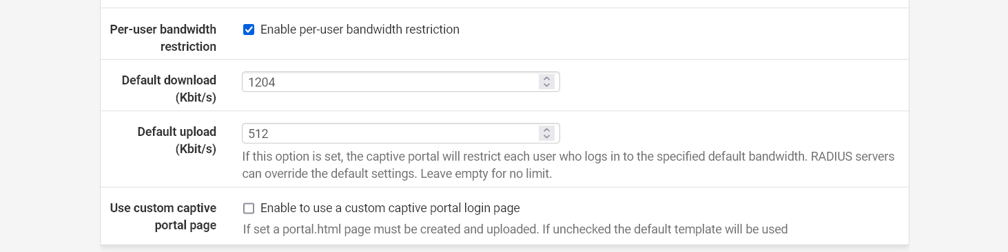 Limitar largura de banda