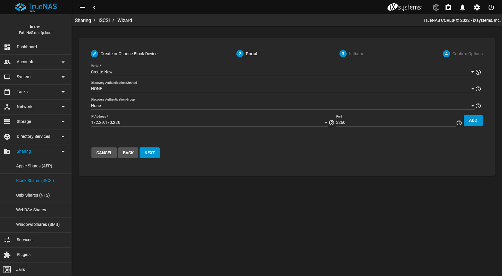 Configuração do Portal
